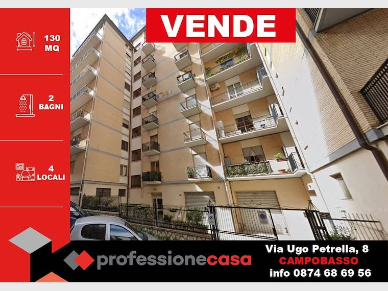 Appartamento in vendita a Campobasso, Via Giuseppe di Vittorio - Campobasso, CB